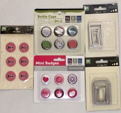New Scrapbooking Craft Stickers Embellishments Stamps Starter Set 800+ pcs Lot 2