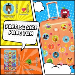 Delightful Scratch and Sniff Stickers for Kids – 9 Scents, 36 Colorful Sheets