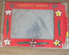 Looney Tunes Christmas Magnetic Doodle Pad Target Exclusive 1996 Rare Bugs Daffy