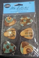 All My Memories Studio Collection Guitar Pick Accents Boy