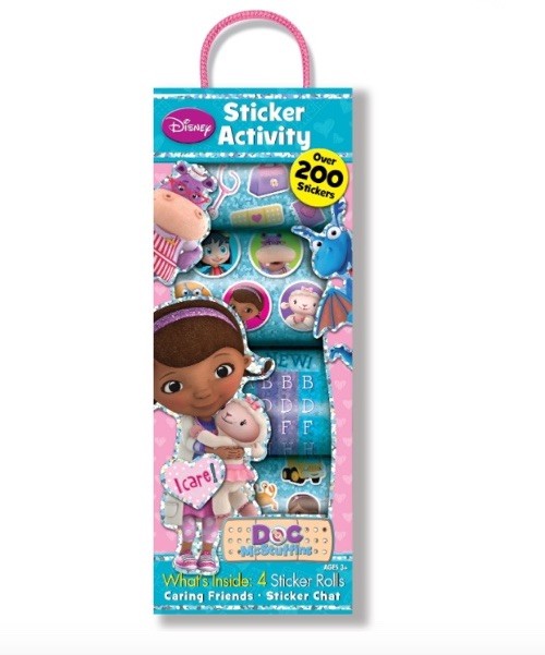 Bendon Doc McStuffins Sticker Box Disney Pet Rescue 200+ Stickers NEW
