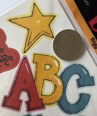SCHOOL Die-Cut Stickers(11pc) Provo•Bus•Books•Pencil •Students•House•Card Making