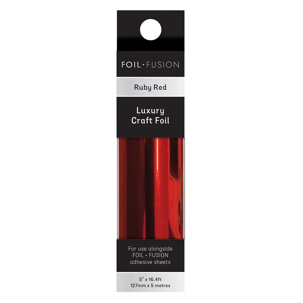 FOIL FUSION – LUXURY CRAFT FOIL – 6 PKGS – 3 COLORS – RED, GOLD, GREEN = 2 EACH
