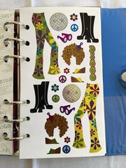 Stickopotamus Sticker 6-Ring Binder Album With 32 Stickers Pages