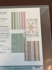 NIP Creative Memories Kaleidoscope Countryside Stickers Retired NLA
