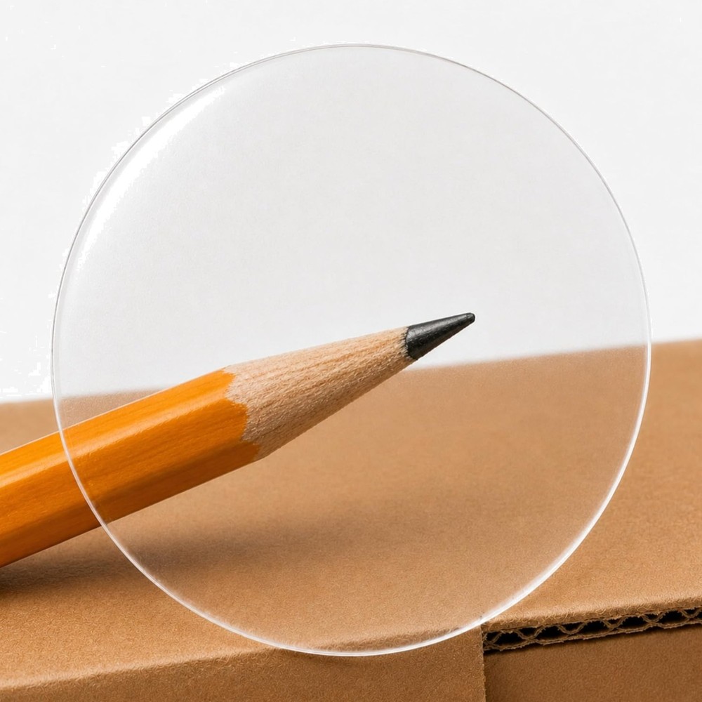 1.5 Inch Ultra Clear Wafer Seals – 5,000 Count for Elegant Packaging Solutions
