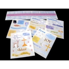 Lot 1 LightBlue Photo Mounting Paper, Gr Length Stickers Religious