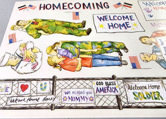 Uniform Designs 2005 Clear Stickers Scrapbooking Soldiers Military Homecoming