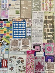 HUGE Lot of Words, Phrases, Etc THOUSANDS of Stickers! Jolee’s, Sticko Etc #4