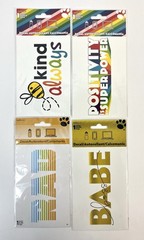 Mixed Lot of 6 Sandy Lion Decal Sticker Full Color Various Themes