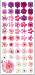 Violette Stickers Pink Purple Mini Flowers Crafts Planner Supply Scrapbook