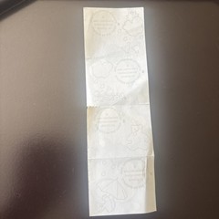Vtg Mrs Grossman’s Rain Cloud Stickers White & Silver Metallic Rain Drops