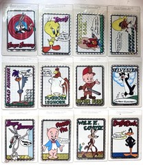 Lot Of 12 Vintage 1990 Prism Vending Looney Tunes Stickers Bugs Daffy Fudd More