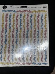 5 Sheets Birthday Border Victorian Scrapbook Sticker Sheet By John Grossman
