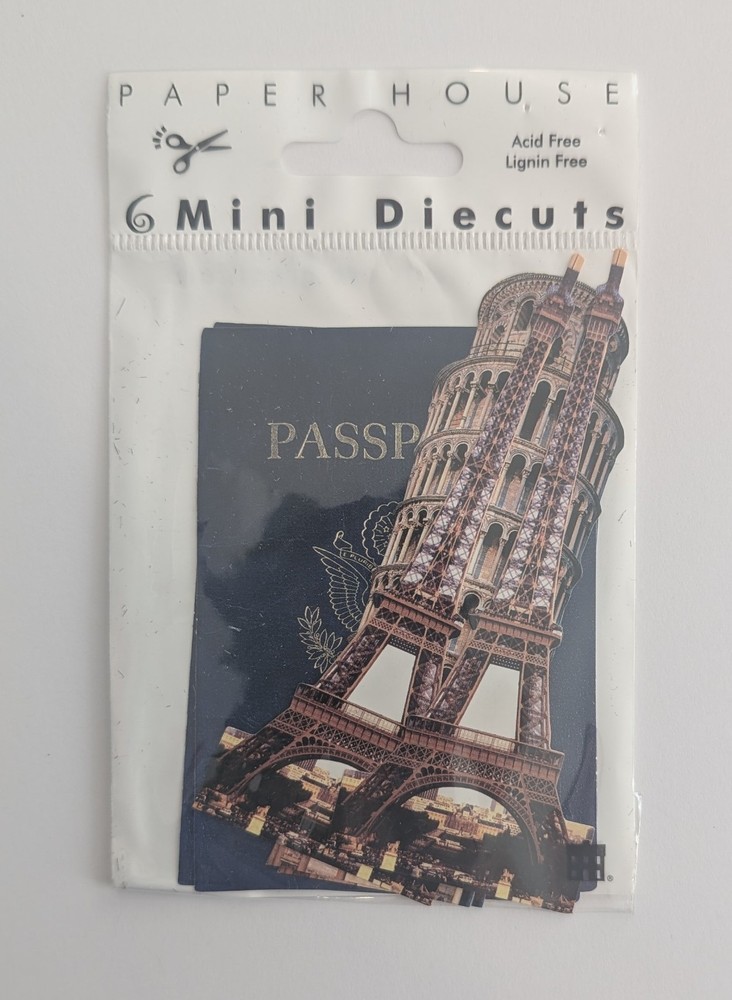 Travel Themed Mini Die-Cuts Diecuts Scrapbooking Embellishments By Paper House
