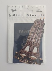 Travel Themed Mini Die-Cuts Diecuts Scrapbooking Embellishments By Paper House