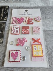 Sticker Lot – Valentine’s Day Love Vday Scrapbooking 3D Stickers Jolee’s #13