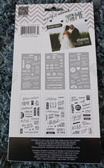 Me & My Big Ideas Pocket Pages Clear Stickers 6 Sheets WEDDING DAY
