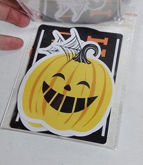 Halloween 6 Pk Craft Stickers Paper 8.5×11 Diecuts Scrapbooking Party Decor Lot