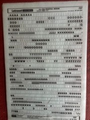 6 Letraset INSTANT LETTERING Transfer Letters 20pt-24pt Helvetica Medium 7