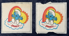 Vintage 1983 Peyo Smurfs Sticker Lot Puffy Scratch n Sniff More Unused