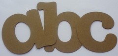3.5″ BOUTiQUE FONT Chipboard Letters – Lowercase Alphabet Die Cuts – 26 Pieces