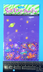 Vintage Space Ship Animals Stickety Doo Da Sticker Pack Gibson Greetings