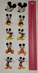 Disney Mickey Mouse Stickers Lot Of 10 Assorted Scrapbooking Traditional