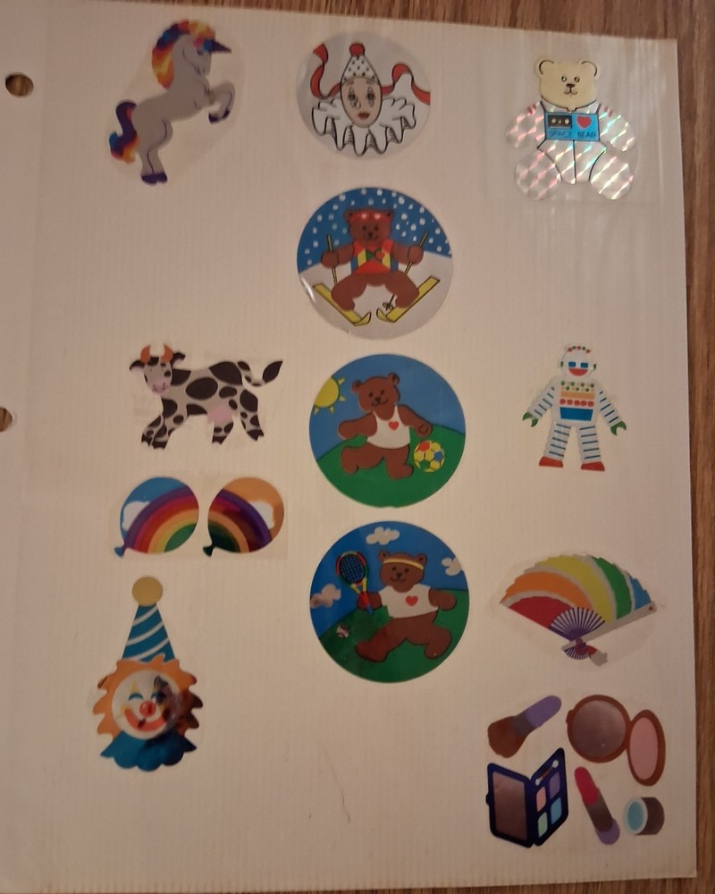 Vintage Single Stickers