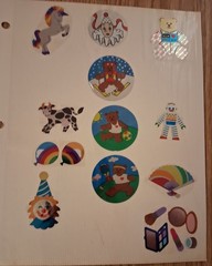 Vintage Single Stickers