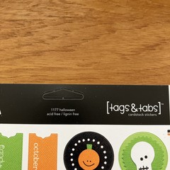 Halloween Doodlebug Design Stickers, Tags & Tabs, Frames And Double-Takes