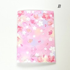Japanese Sakura Stationery Set A4 File Notebook Wasi Stickers Kawaii Journal Kit