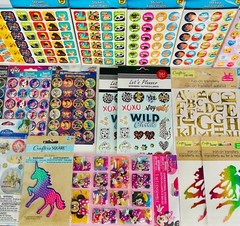 Sticker Gift Lot GIRLY, All Themes, JoJo HALLMARK Kid Squad Girls Boys 999+