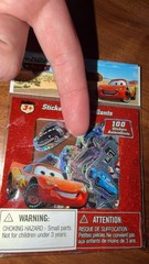 Sandylion-Disney Pixar Movie Foil Stickers CARS characters Die Cut Stickers Mini