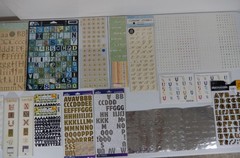 Large Sticker Lot of Letters & Numbers for Scrapbook & Card Making Lot Approx 20