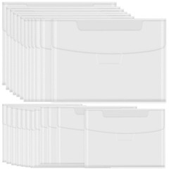 IOUALEY 24 Pieces Clear Stamp and Die 5 x 7 inches, 7 x 9.4