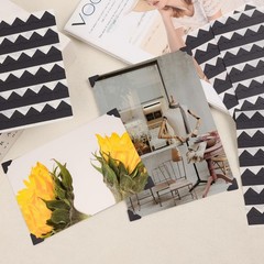 Adhesive Photo Corners 0.5″ Archival Acid-Free Pressure Sensitive Black 252Pack