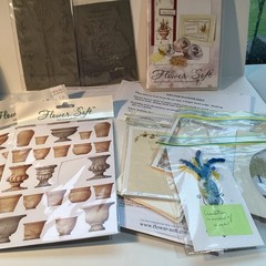 Huge Lot FLOWER SOFT Texture, Embellishments, 23 Colors, Card Kits, Crafts