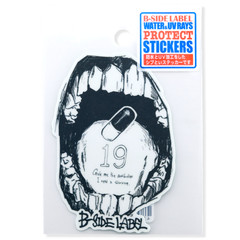 Teeth, Mouth & Antidote ✦ B-Side Label Sticker