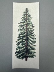 Mrs. Grossman’s Stickers | GREEN PINE TREE | Retired ‘97 Creative Memories