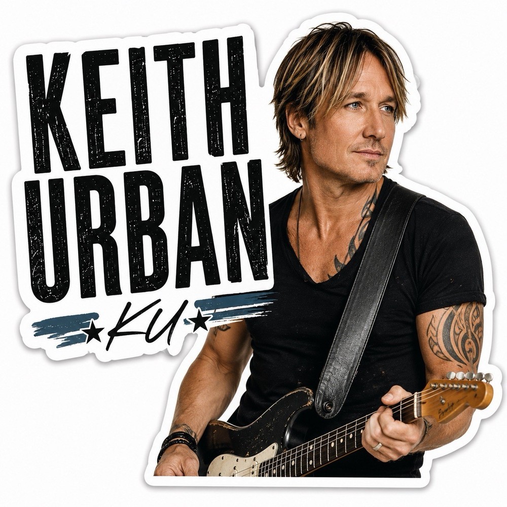Keith Urban Sticker/Country Music/Nashville/