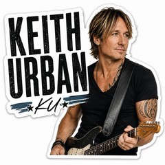 Keith Urban Sticker/Country Music/Nashville/