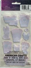 Sticko Stickers FRENCHIE FRIES Scrapbooking EK Success 10 Pieces 52-01645