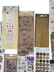 Vtg/Modern Huge Sticker Lot Various Brands Embellishments Borders Letters