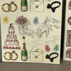 Frances Meyer Stickers Wedding and Home Sweet Home Scrabooking NWT
