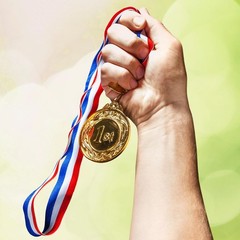 Award Ribbons 20 Pieces Red White Blue Medal Ribbons with Snap Clips Flat