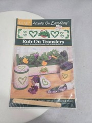 Vintage 1994 Plaid Rub-On Transfers Lot 2 Ivy Nature Pigs Country Critters Craft