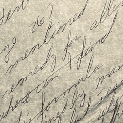 Vtg Handwritten Notes Scrapbooking Craft Junk Journal Prop Ink On Paper Cursive