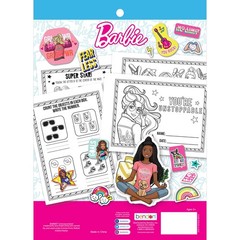 Barbie Reward Sticker Pad With 500 Stickers And 16 Certificates For Kids