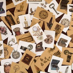 Scrapbooking Material 80 Sheets of Per N6E84726
